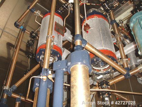 Used 70 Liter R & M Italia Glass Reactor Train