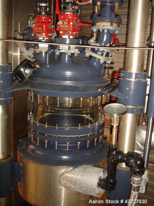 Used 100 Liter R & M Italia Glass Reactor Train