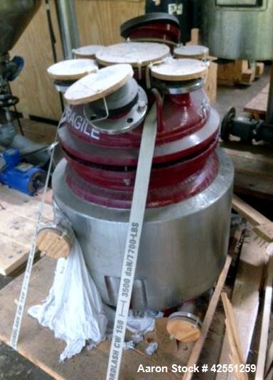  Unused- Tycon glass reactor body, rated 150 psi and full vacuum at +356/ -112 f internal, jacketed for 150 psi at +356/-112 f, serial# 11010, national board# 651, built 2005 and unused.