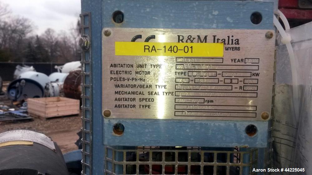 Used 50 Gallon Tycon Glass Lined Reactor