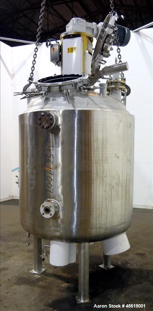 Used 400 Gallon Tycon Technologies Glass Lined Reactor