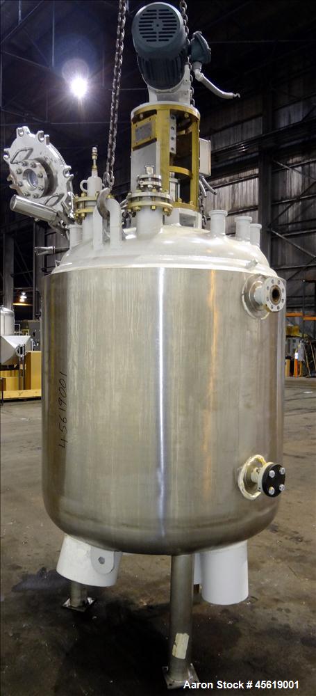 Used 400 Gallon Tycon Technologies Glass Lined Reactor