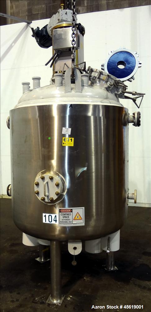 Used 400 Gallon Tycon Technologies Glass Lined Reactor
