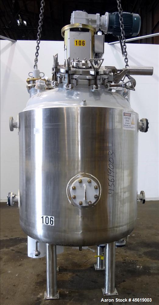 Used 400 Gallon Tycon Technologies Glass Lined Reactor