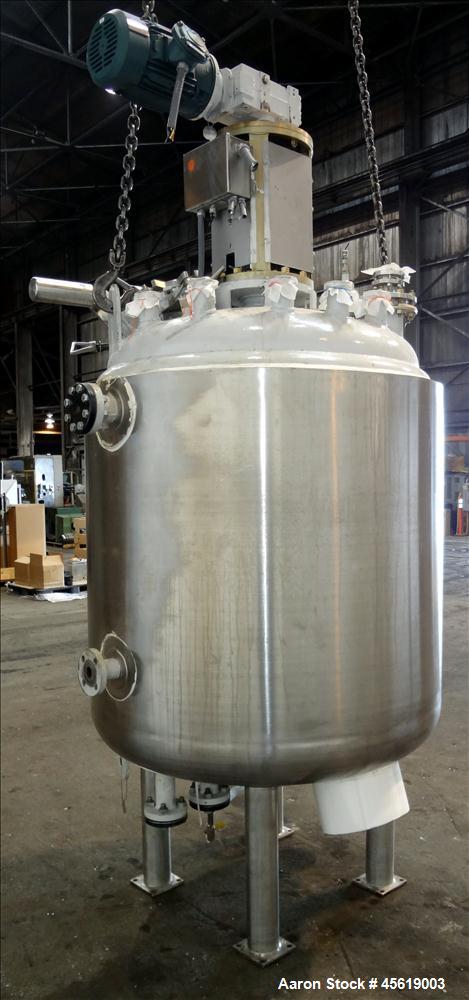 Used 400 Gallon Tycon Technologies Glass Lined Reactor