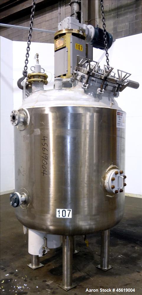 Used 400 Gallon Tycon Technologies Glass Lined Reactor