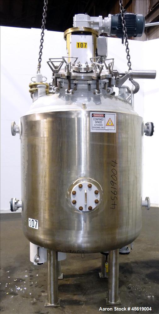 Used 400 Gallon Tycon Technologies Glass Lined Reactor