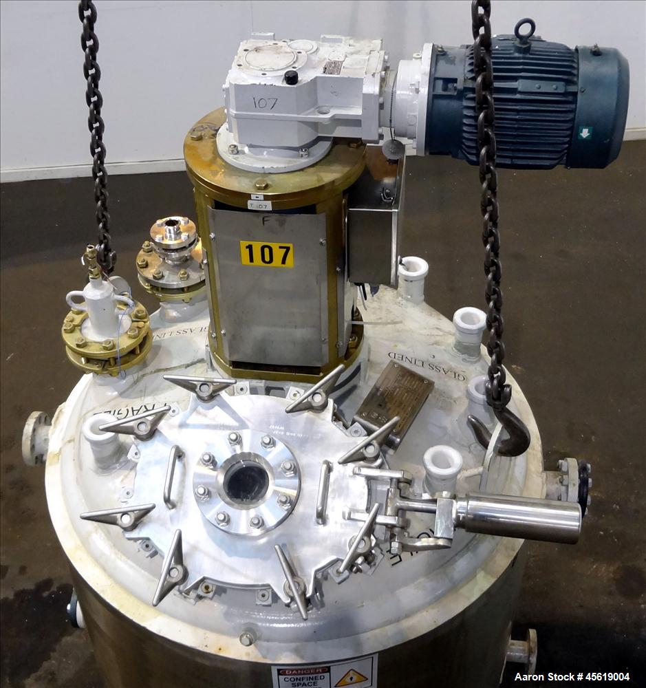 Used 400 Gallon Tycon Technologies Glass Lined Reactor