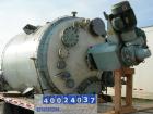 Used: Pfaudler K series glass lined reactor, 4000 gallon, white glass with calibration lines. Approximately 96