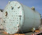 Used: Pfaudler K series glass lined reactor, 4000 gallon, white glass with calibration lines. Approximately 96