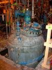 Used Used: DeDietrich glass lined reactor, 1000 gallon, 3008 blue glass. Approximately 5' diameter x 6' straight side, dish top and bottom. Internal rated 100/fv psi at 500 deg.f., jacket rated 90 ps...