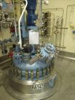 Used Tycon Glass Lined Reactor, 200 Gallon, Type 808 Glass. Internal rated 150 psi and full vacuum at 450 degrees F, jacket rated 150 psi and full vacuum at 450 degrees F. Full clamp top, 3 blade ret...