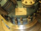 Used Tycon Glass Lined Reactor, 200 Gallon, Type 808 Glass. Internal rated 150 psi and full vacuum at 450 degrees F, jacket rated 150 psi and full vacuum at 450 degrees F. Full clamp top, 3 blade ret...