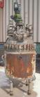 Used DeDietrich Clamp Top Glass Lined Reactor, 100 gallon, 3009 white glass with calibration lines, vertical. Approximately 30’’ diameter x 30’’ straight side, dished bolt on top, dish bottom. Intern...