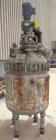 Used DeDietrich Clamp Top Glass Lined Reactor, 100 gallon, 3009 white glass with calibration lines, vertical. Approximately 30’’ diameter x 30’’ straight side, dished bolt on top, dish bottom. Intern...