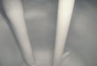 Used DeDietrich Clamp Top Glass Lined Reactor, 100 gallon, 3009 white glass with calibration lines, vertical. Approximately 30’’ diameter x 30’’ straight side, dished bolt on top, dish bottom. Intern...