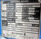 Used DeDietrich Glass Lined Reactor, 150 Gallon. Internal rated 100 psi & Full Vacuum at 500 degrees F, jacket rated 150 psi & Full Vacuum at 500 degrees F. Type 3009 Blue Glass. Bolted top. 39 3/8