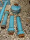 Used Dedietrich Glass Lined Reactor, 300 Gallon, Model SA-300, Type 3008 Blue Glass, Vertical. Internal rated 100/FV psi at500 degrees F. Jacket rated 100 psi at 500 degrees F. Philadelphia model PTE...