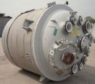 Used De Dietrich Closed Top Glass Lined Reactor Body, 750 gallon, 3009 white glass with calibration lines. Approximately 61'' diameter x 60'' straight side, dished top and bottom. Internal rated 150/...