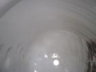Used De Dietrich Closed Top Glass Lined Reactor Body, 750 gallon, 3009 white glass with calibration lines. Approximately 61'' diameter x 60'' straight side, dished top and bottom. Internal rated 150/...