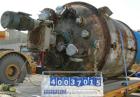Used DeDietrich Glass Lined Reactor, 2000 Gallon, 3009 Blue Glass. Approximately 78