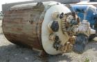 Used 2000 Gallon De Dietrich Glass Lined Reactor 