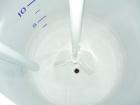 Used Dedietrich Glass Lined Reactor, 2000 gallon, 3009 white glass with calibration lines. Approximately 76