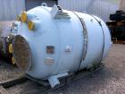 Used Reglassed Dedietrich Glass Lined Reactor, 2000 gallon, 3009 white glass with calibration lines. Approximately 76
