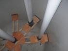 Used Drive Assembly and Covers.3 blade retreat curve agitator, fin style baffle. Philadelphia agitator, model PTE16, 14 to 1 ratio, driven by a 15 hp, 3/60/460 volt, 1780 rpm xp motor
