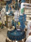 Used DeDietrich Glass Lined Reactor, 100 Gallon, 3009 Glass. Internal rated 150 psi and full vacuum at 500 deg F. Jacket rated 115 psi at 500 deg F. Pfaudler glass lined top rated 100 psi at 650 deg ...