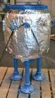 Used De Dietrich Clamp Top Glass Lined Reactor, 30 Gallon, 9115 Blue Glass. Vertical. Approximately 19-1/2 diameter x 24 straight side, dished bolt on top, dish bottom. Internal rated 150/FV psi at 5...