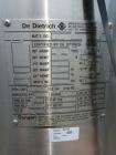 Used 100 Gallon Glass Lined Dedietrich Reactor