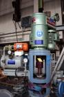 Used De Dietrich Glass Lined Reactor, 700 Liter (184.97 Gallon), 3008 Blue Glass, Vertical. Approximately 38