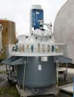 Used De Dietrich Glass Lined Reactor, 1180 Liter (311.81 Gallon), 3009 Blue Glass, Vertical. Approximately 48