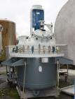 Used- De Dietrich Glass Lined Reactor, 1180 Liter (311.81 Gallon), 3009 Blue Glass, Vertical. Approximately 48