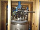 Unused- DeDietrich Glass Lined Reactor, 100 Liter (26.4 Gallon). Rated 15 psi and full vacuum at 482 F internal, jacket rated 145 psi and full vacuum at 482 F. type 3009 Glass. QVF top. 304 Stainless...