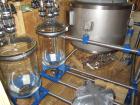 Unused- DeDietrich Glass Lined Reactor, 100 Liter (26.4 Gallon). Rated 15 psi and full vacuum at 482 F internal, jacket rated 145 psi and full vacuum at 482 F. type 3009 Glass. QVF top. 304 Stainless...