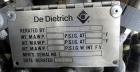 Used 10 Gallon De Dietrich Clamp Top Glass Lined Reactor