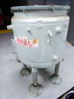 Used Dedietrich Clamp Top Clamp Glass Lined Reactor, 100 Gallon, 3008 Blue Glas