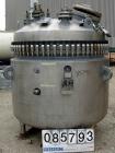Used De Dietrich Glass Lined Reactor, 500 Gallon, 3008 Glass, Vertical. Approximately 62