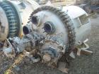 USED: Dedietrich approximately 200 gallon glass lined reactor. Rated 90 psi/full vacuum internal @ 500 deg F. 3008 glass. Jacket rated 105 psi @ 500 deg F. With 3 BRC agitator and H baffle. NB stampe...