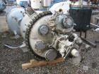 USED: Dedietrich approximately 200 gallon glass lined reactor. Rated 90 psi/full vacuum internal @ 500 deg F. 3008 glass. Jacket rated 105 psi @ 500 deg F. With 3 BRC agitator and H baffle. NB stampe...