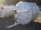 Used Pfaudler K Series Glass Lined Reactor, 750 gallon, 9129 white glass, model KC-60-750-100. 60