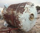 Used Pfaudler K Series Glass Lined Reactor, 2000 gallon, 9129 white glass, model KC-78-2000-100-90. 78