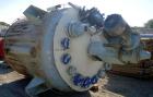 Used: Pfaudler K Series Glass Lined Reactor, 2000 gallon, 9129 white glass, model KC-78-2000-100-90. 78