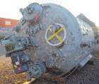 Used Pfaudler K Series Glass Lined Reactor, 2500 gallon, 9129 white glass, model KC-84-2500-100-90. 84