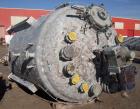 Used Pfaudler K Series Glass Lined Reactor, 2500 gallon, 9129 white glass, model KC-84-2500-100-90. 84