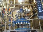 Used Buchi Reactor Train consisting of: (1) Buchi 250 liter glass reactor, 600mm diameter x 400mm straight side, removable dish top, dish bottom. Internal rated 4 psig and full vacuum at +200/-90 deg...