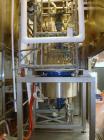 Used Buchi Reactor Train consisting of: (1) Buchi 160 liter glass reactor, 600mm diameter, removable dish top, dish bottom. Internal rated -1/+0.3 bar (-14.5/4.3 psig) +200/-60 deg C, jacket rated -1...