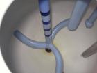 Used Pfaudler Glass Lined Reactor, 50 gallon, model E32-50-100-150. 32'' Diameter x 12'' straight side. 2:1 Elliptical bolt on head, 2:1 elliptical bottom. Internal rated 100 psi/FV at -20 to 450 deg...